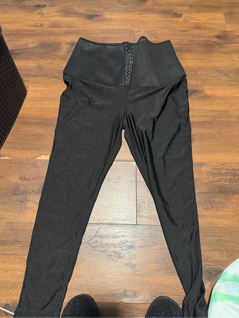 SHEIN Black High-Waist Shaping Leggings for Kids